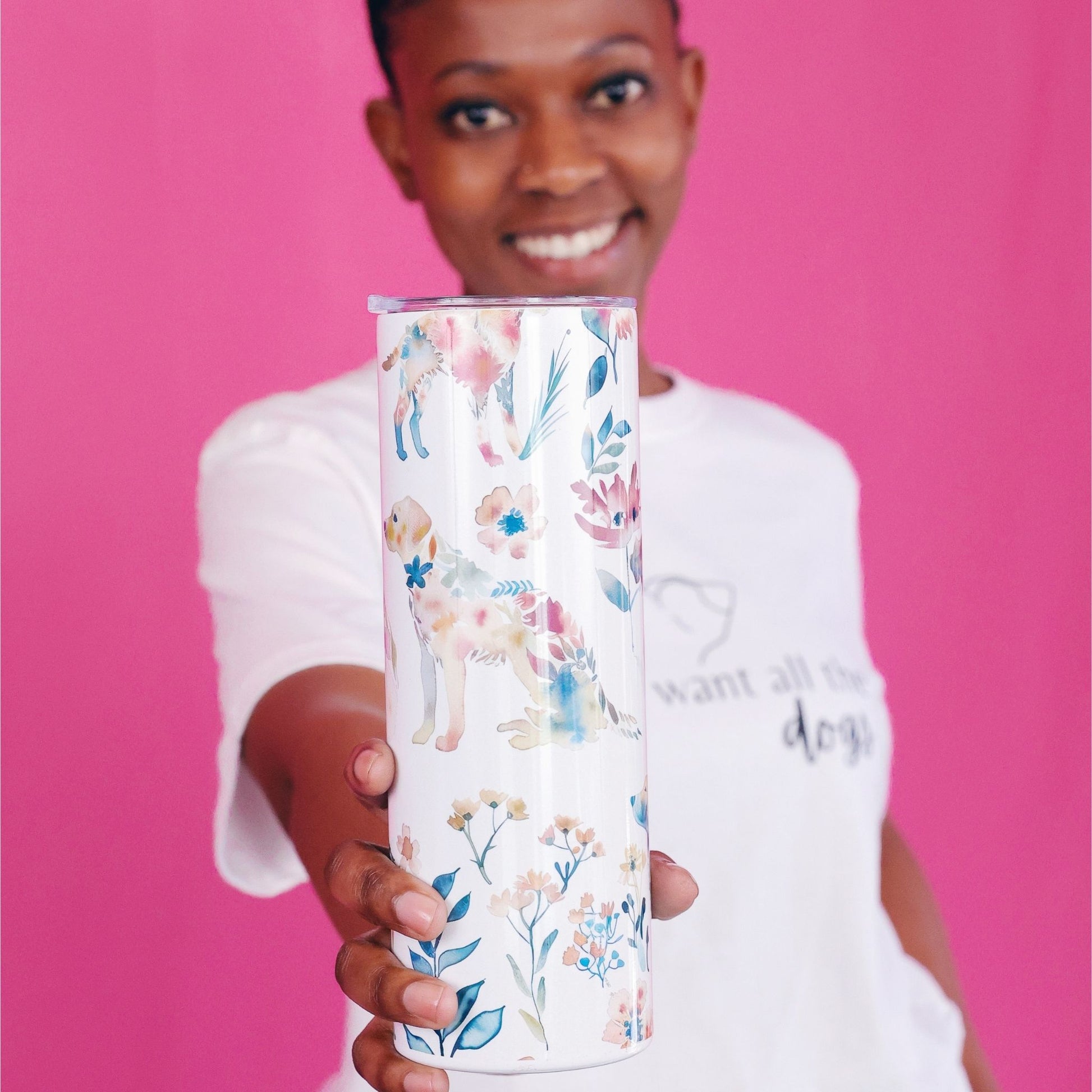 Woof and Watercolour Tumbler