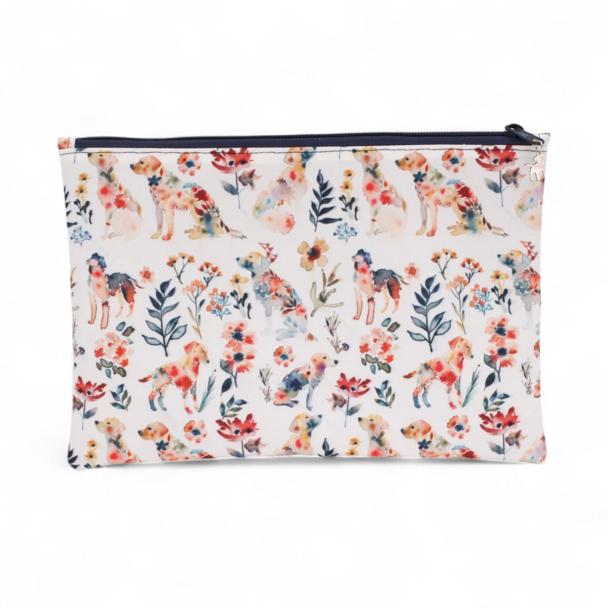 Woof and Watercolour Makeup Bag